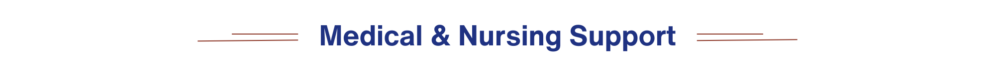 Medical & Nursing Support